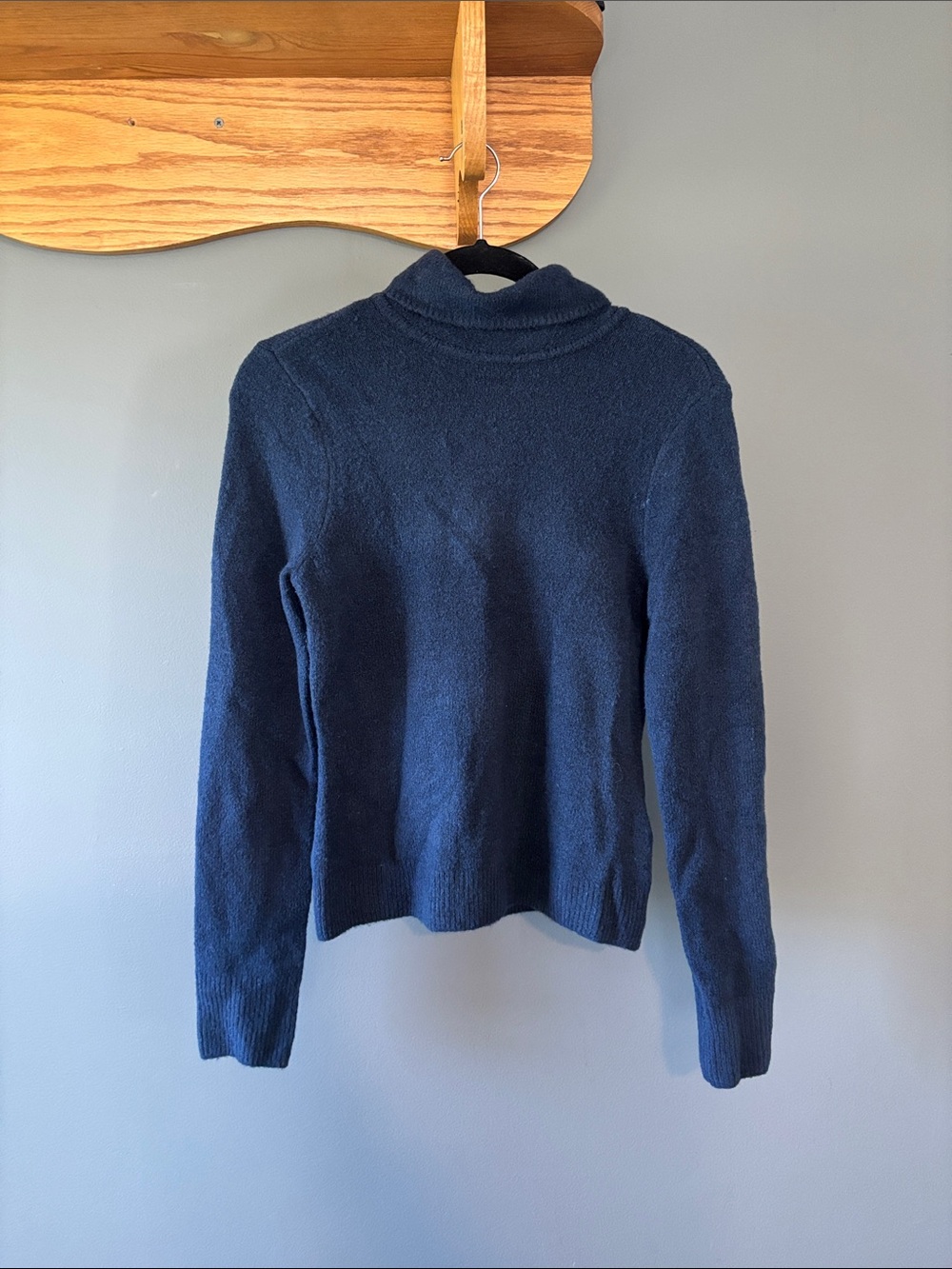 Abercrombie & Fitch Navy Cowl Neck Sweater